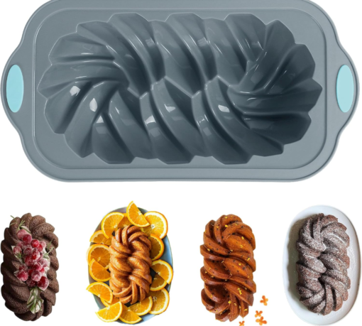 BRAIDED LOAF MOULD - CAKE MOULD - BREAD MOULD - Image 2