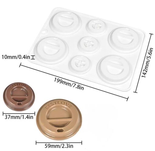 COFFEE MOULD - MOUSSE MOULD - PASTRY MOULD - ENTREMET MOULD - COFFEE CUP - Image 4