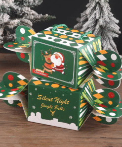 GREEN TOFFEE CHRISTMAS BOX (1 PACK = 10 PIECES)