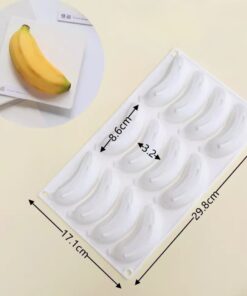 Alternative view of BANANA MOULD - MOUSSE MOULD - PASTRY MOULD - ENTREMET MOULD - FRUIT MOULD