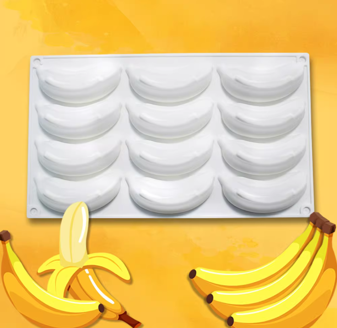 BANANA MOULD - MOUSSE MOULD - PASTRY MOULD - ENTREMET MOULD - FRUIT MOULD - Image 4