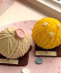 Alternative view of 3D WOOL BALL MOULD - SILICON MOULD