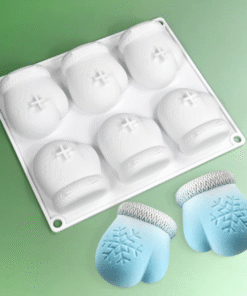 SNOW MITTENS PASTRY MOULD - SILICON MOULD