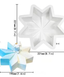 Alternative view of SNOWSTAR WINTER CAKE MOULD - SILICON MOULD