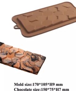 HONEYCOMB SILICON CHOCOLATE BAR MOULD