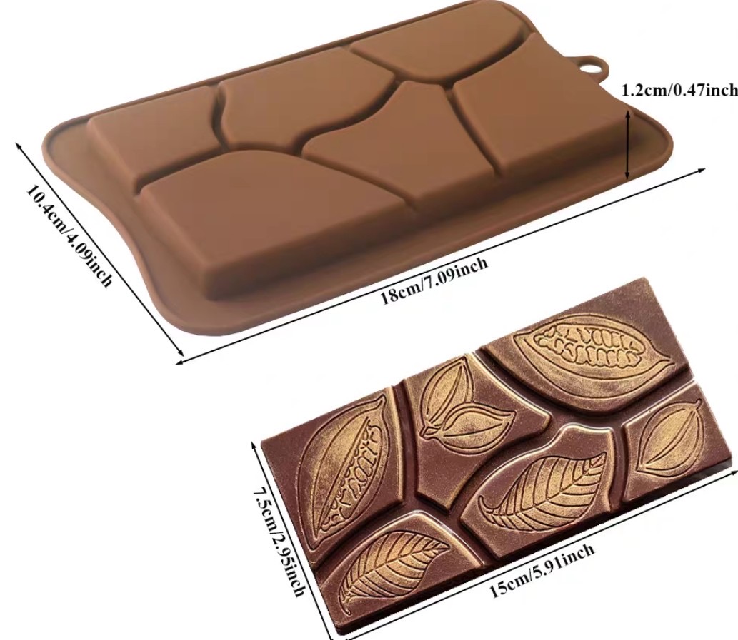 COCOA SILICON CHOCOLATE BAR MOULD