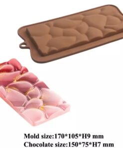 PEBBLE SILICON CHOCOLATE BAR MOULD