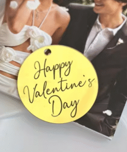 ROUND VALENTINE’S DAY GOLD TAG ( 10 PIECES )