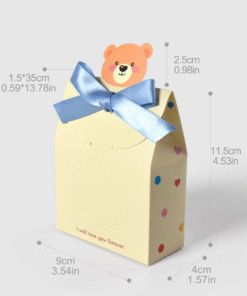 Alternative view of BLUE TEDDY BOXES (10 PIECES)