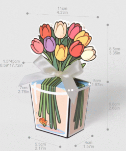 Alternative view of TULIP BOXES (10 PIECES)