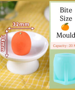 BITE SIZE ORANGE MOULD - ICE CREAM MOULD - POP MOULD