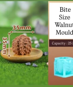 BITE SIZE WALNUT MOULD - ICE CREAM MOULD - POP MOULD