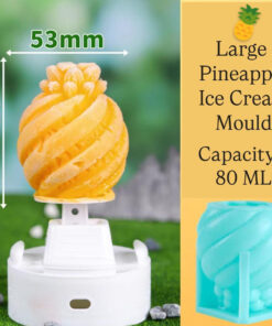 LARGE PINEAPPLE ICE CREAM MOULD - SILICON MOULD - POP SICLE MOULD