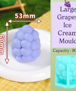 LARGE GRAPES ICE CREAM MOULD - SILICON MOULD - POP SICLE MOULD