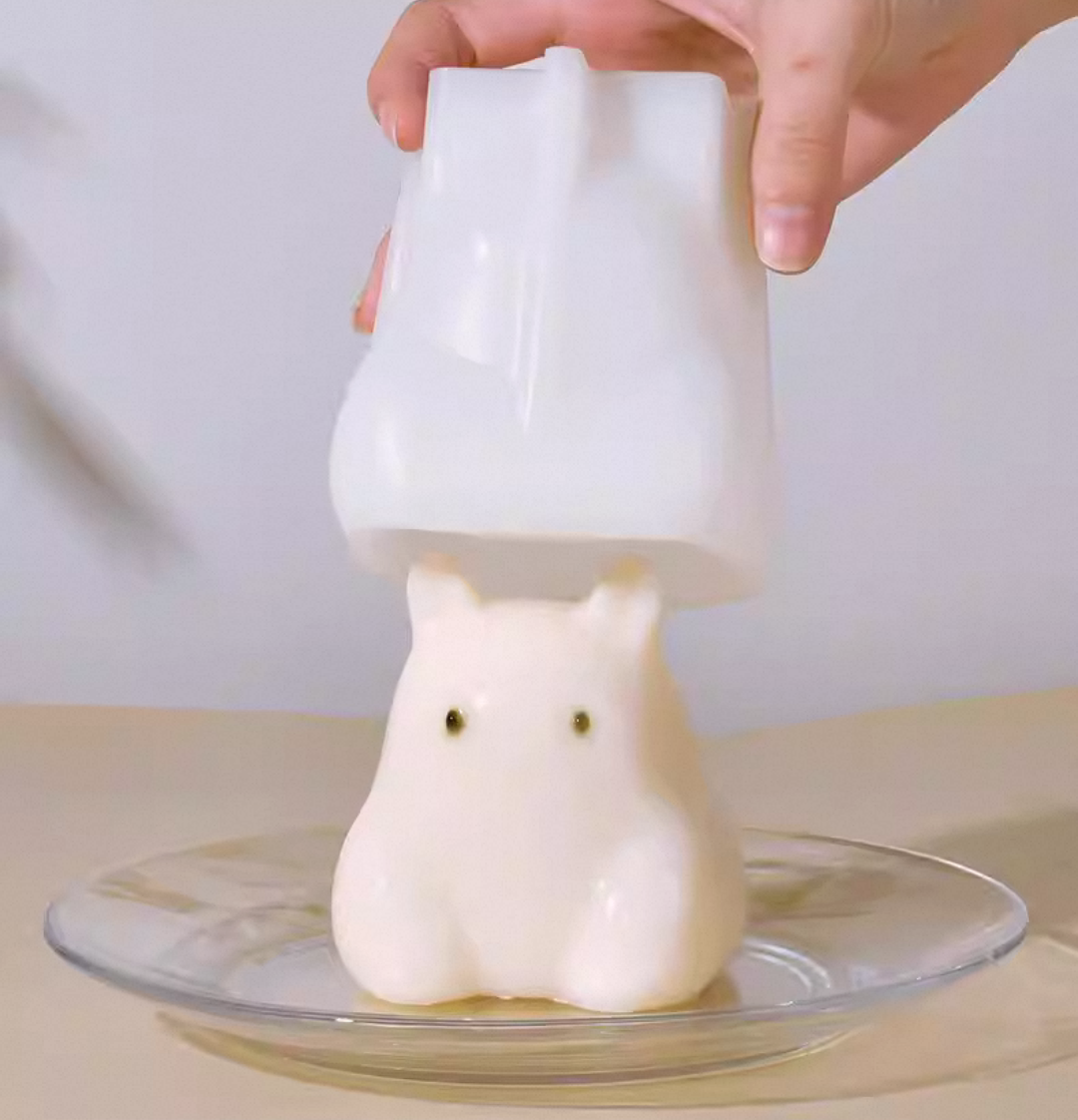 3D JIGGLY RABBIT - BUNNY SILICON MOULD