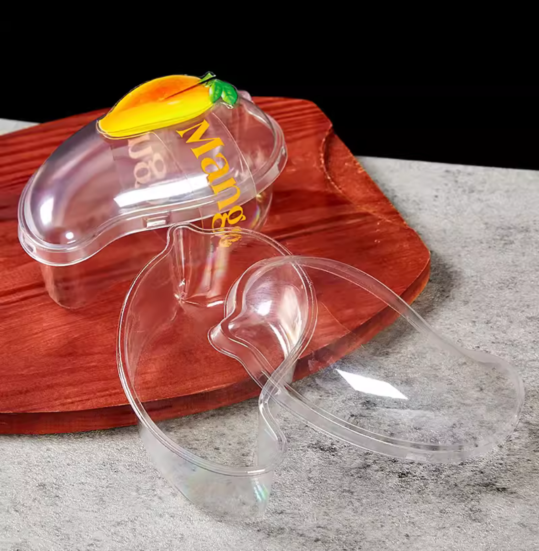 MANGO SHAPE DESSERT CONTAINERS WITH LIDS ( 1 PACK = 50 PIECES ) - Image 10