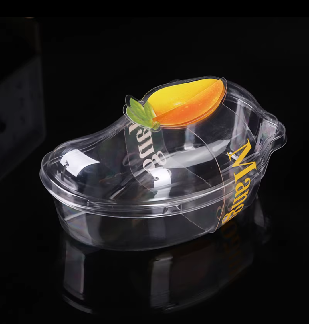 MANGO SHAPE DESSERT CONTAINERS WITH LIDS ( 1 PACK = 50 PIECES ) - Image 8