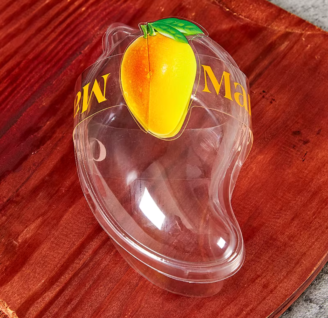 MANGO SHAPE DESSERT CONTAINERS WITH LIDS ( 1 PACK = 50 PIECES ) - Image 6