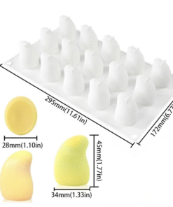 BITE SIZE MANGO MOULD – ICE CREAM MOULD – POP MOULD (15 Cavity)