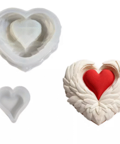 ANGEL HEART CAKE MOULD - SILICON MOULD