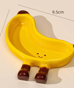 Alternative view of BANANA DESSERT PLATE - CERAMIC (SINGLE PIECE)
