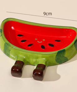 Alternative view of WATERMELON DESSERT PLATE - CERAMIC (SINGLE PIECE)