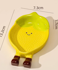 Alternative view of LEMON DESSERT PLATE - CERAMIC (SINGLE PIECE)