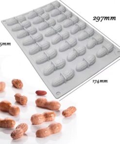 BITE SIZE PEANUT MOULD – ICE CREAM MOULD – POP MOULD (24 Cavity)