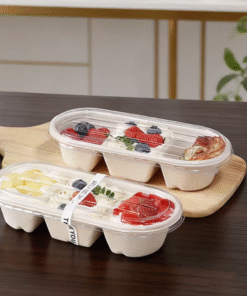 THREE TREASURE CONTAINERS WITH LIDS (1 PACK = 25 PCS) - BIG