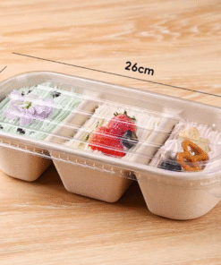 Alternative view of THREE TREASURE CONTAINERS WITH LIDS (1 PACK = 25 PCS) - BIG