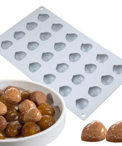 CHESTNUT MOULD FOR CHOCOLATES – BITE CHOCOLATES – 24 Cavity – SILICON MOULD
