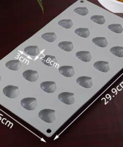 Alternative view of CHESTNUT MOULD FOR CHOCOLATES – BITE CHOCOLATES – 24 Cavity – SILICON MOULD
