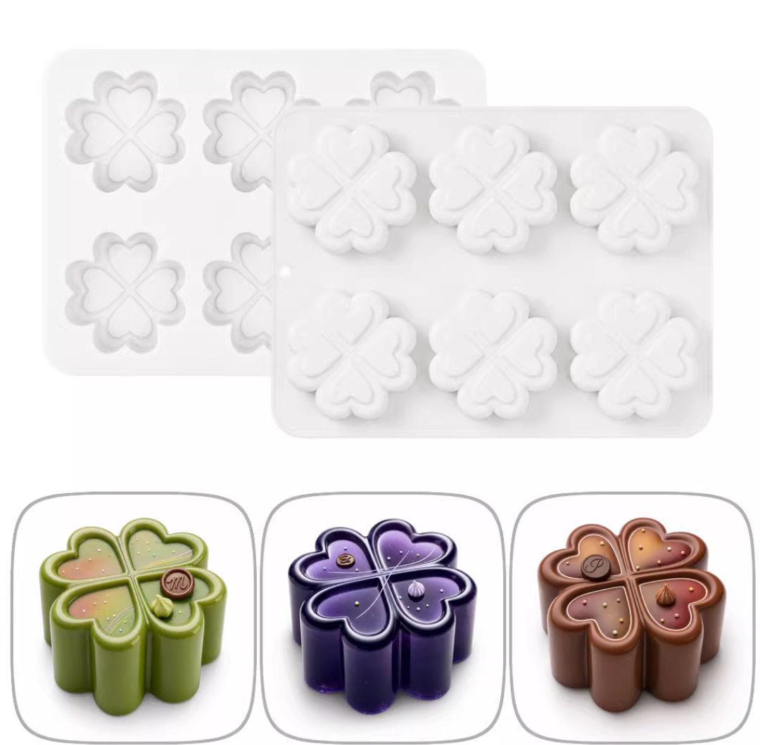 CLOVER - CLOVE MOULD – MOUSSE MOULD – PASTRY MOULD – ENTREMET MOULD – MOULD - Image 2
