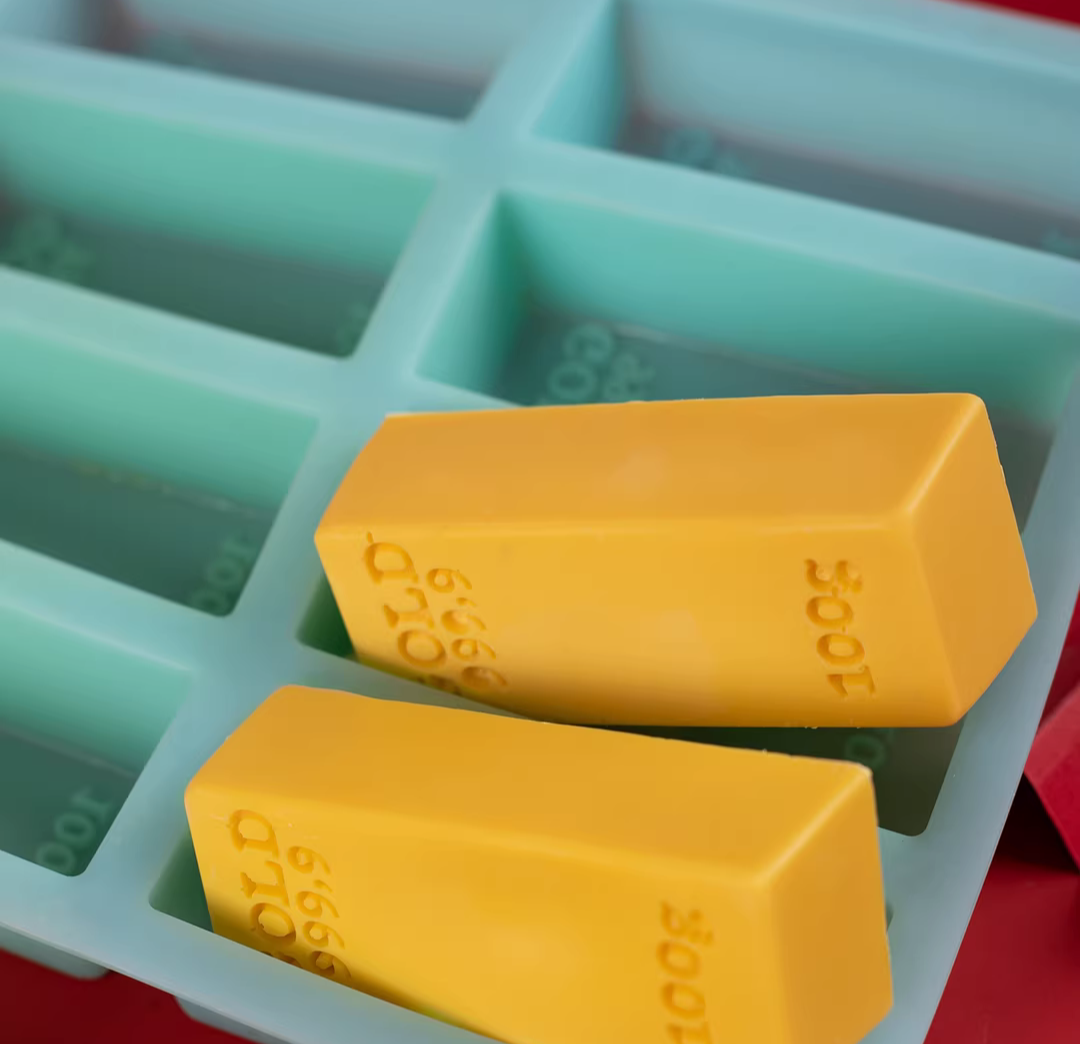 GOLD BAR - GOLD BRICK PASTRY MOULD - SILICON MOULD - DESSERT MOULD - Image 5