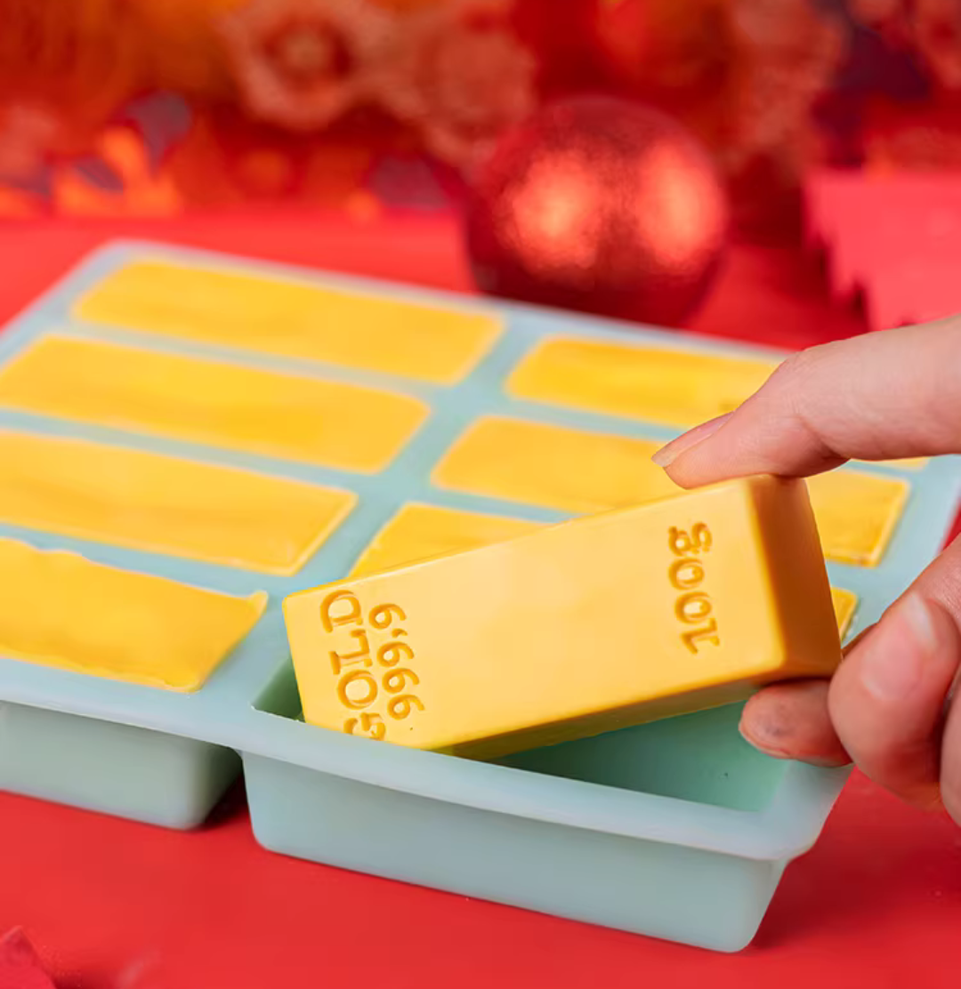 GOLD BAR - GOLD BRICK PASTRY MOULD - SILICON MOULD - DESSERT MOULD - Image 4