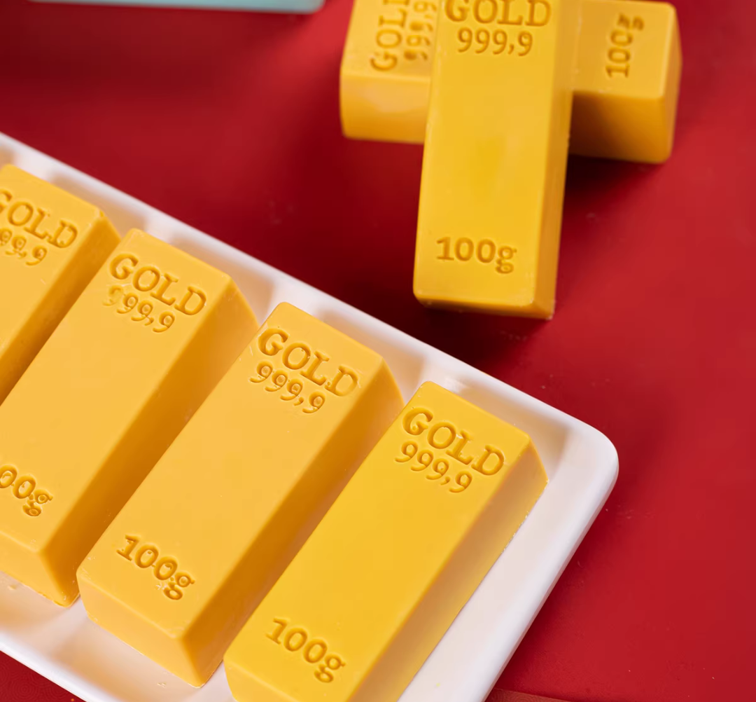 GOLD BAR - GOLD BRICK PASTRY MOULD - SILICON MOULD - DESSERT MOULD - Image 3