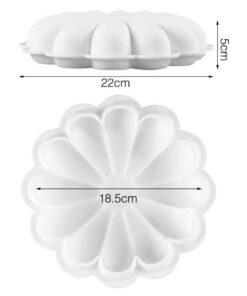 Alternative view of DAISY CAKE MOULD – SILICON MOULD
