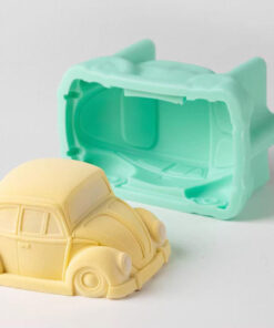 3D BEETLE CAR MOULD – VINTAGE CAR MOULD – 3 Inch - PASTRY MOULD – SILICON MOULD