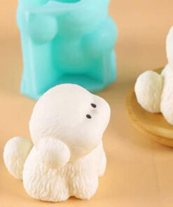3D PUPPY MOULD - DOG MOULD - PASTRY MOULD – SILICON MOULD