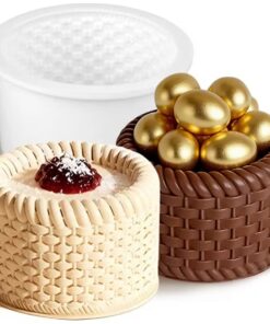 BASKET CAKE MOULD - SILICON MOULD - 4 Inch