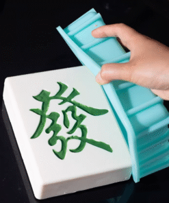 MAHJONG CAKE MOULD - FA LETTER MAHJONG TILE - 8 INCH - SILICON MOULD