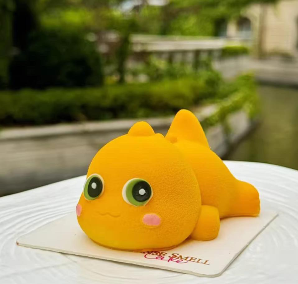 3D BABY DINOSAUR MOULD - PASTRY MOULD - SILICON MOULD - DINO MOULD - DESSERT MOULD - Image 5