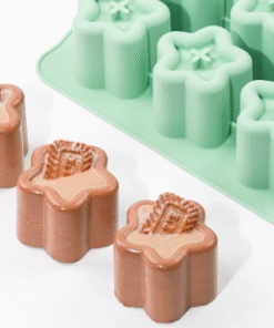 STAR CHEESECAKE MOULD - PASTRY MOULD - 12 CAVITY - SILICON MOULD