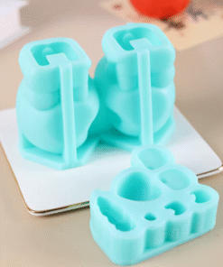 Alternative view of HUGGING HORSES - COUPLE MOULD - SILICON MOULD - PASTRY MOULD (Includes 2 Pieces Horse Mould + 1 Piece Accent Mould)