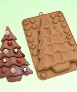 CHRISTMAS TREE SHAPED CHOCOLATE MOULD - SILICON MOULD